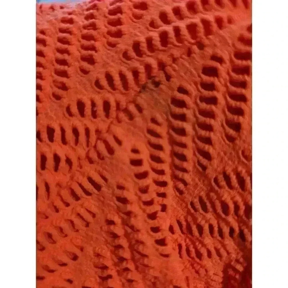 Vtg 80s Catalina Women's Size 10 Neon Orange One-piece Swimsuit - Picture 7 of 7